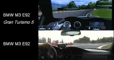 GT5 BMW gran turismo 5 m3 realitatea virtuala