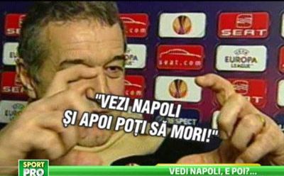 
	&quot;Vezi Napoli inainte sa mori&quot;, este noul slogan din Ghencea: &quot;Liverpool este cea mai slaba echipa care a venit in Ghencea!&quot;
