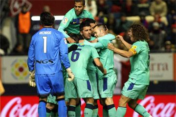 VIDEO Zi nebuna! Barcelona a ajuns cu 30 de min inainte de meci! Osasuna 0-3 Barcelona! Dubla Messi!_43