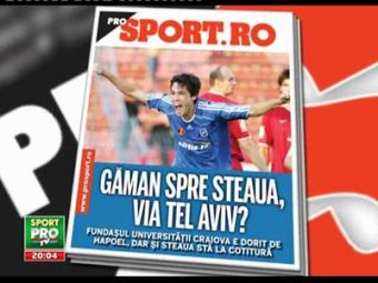 Marti in ProSport: Cum il ia Steaua pe Gaman de la Craiova!