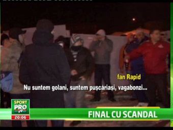 VIDEO / Scandal dupa Vaslui - Rapid! Giulestenii, acuzati ca au tras cu PISTOLUL!