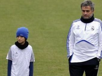 FOTO / Fiul lui Jose Mourinho s-a antrenat cot la cot cu Cristiano Ronaldo: