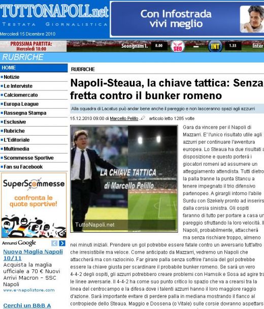 Ce porecla a primit Steaua la Napoli: "BUNCARUL!" Vezi planul sa-l sparga!_2