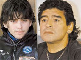 Diego Armando Maradona a EXPLODAT de bucurie in tribune la golul lui Cavani cu Steaua!_1