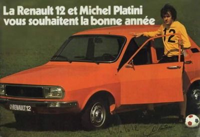 Michel Platini Dacia Renault