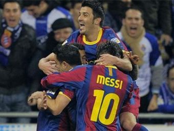 
	VIDEO SHOW TOTAL: Espanyol 1-5 Barcelona! Duble Villa si Pedro, doua super pase de gol Messi!
