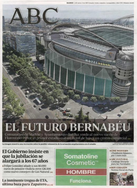 FOTO / Santiago Bernabeu va fi primul stadion din lume cu un hotel de 5* in interior!_14