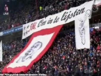 FOTO / IMPRESIONANT! Cum si-au luat adio fanii lui PSV de la Afellay!