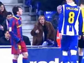 
	VIDEO / Ce credeti ca i-a strigat doamna cu haina de blana lui Messi? :))
