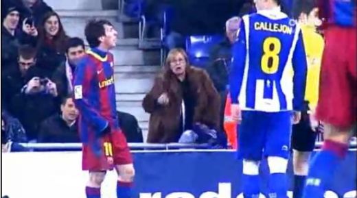 Leo Messi Andres Iniesta Barcelona