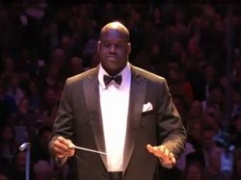 VIDEO / Shaquille O&#39;Neal a facut-o si pe asta! A dirijat orchestra din Boston!