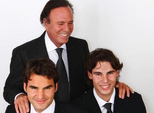 Roger Federer Julio Iglesias Rafa Nadal