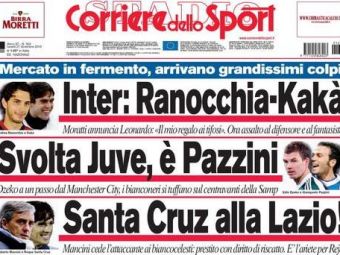 
	Vezi AICI cele mai asteptate 10 transferuri ale iernii in Italia! Mutu si Kaka sunt in TOP!
