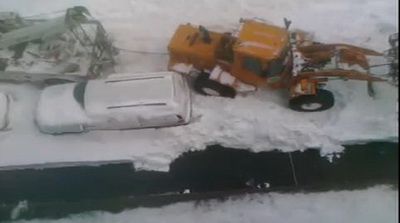 New York accident tractor utilaj deszapezire Video