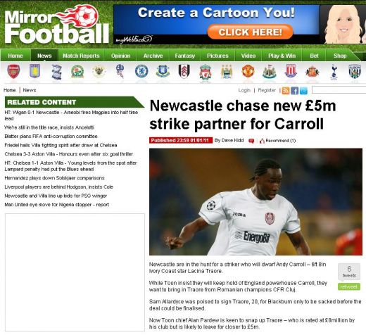 Inca o echipa din Anglia se bate pentru Traore! Mirror Football: "Newcastle da 6 milioane pe el!"_2