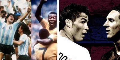TOP 10 RIVALITATI intre fotbalisti: cine e mai bun dintre Pele-Maradona sau CR-Messi?_10