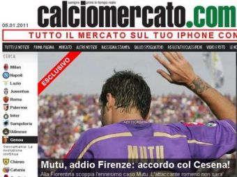 
	Mutu, la CESENA cu salariu mai mare ca la Fiorentina? Vezi ce reactie incredibila a avut!
