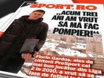 Citeste in ProSportul de vineri: Ce jucator al Stelei a vrut sa lase fotbalul si sa se faca POMPIER!