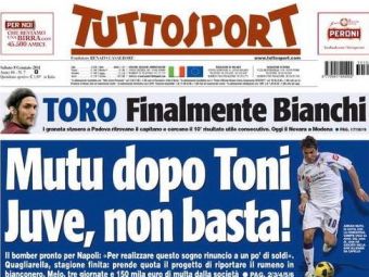 
	Mutu, vindecat dupa reteta din 2004: Presa din Italia anunta interesul lui Juventus, Dinamo il vrea 6 luni! 

