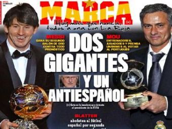 
	Mourinho: &quot;Imi pare rau pentru Xavi!&quot;, CR7: &quot;Nu mai inteleg nimic&quot;, Marca: &quot;Blatter este anti-spaniol!&quot;
