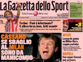 
	VIDEO! Cassano, prezentat OFICIAL la AC Milan!
