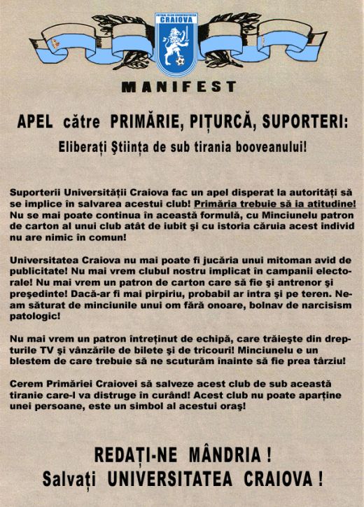 Campanie ANTI Mititelu in Craiova: "Eliberati Stiinta de sub tirania booveanului!"_1