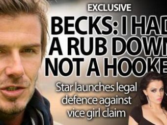 Beckham da in judecata prostituata care a spus ca au facut sex: &quot;M-am dus la masaj, nu m-am culcat cu ea!&quot;