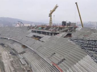 FOTO! Tribunele sunt aproape GATA! Vezi ultimele imagini cu Cluj Arena!