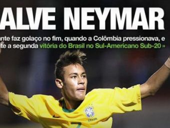 VIDEO / Neymar a lovit din nou pentru Brazilia! Vezi ce gol a dat la U-20!