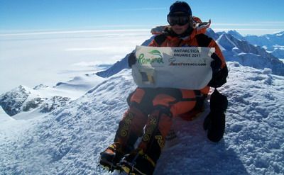 Crina Coco Popescu Antarctica Mt. Vinson