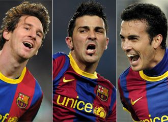 
	FABULOS! Cel mai tare M.V.P. din lume: Messi, Villa si Pedro au dat 70 de goluri impreuna in acest sezon!
