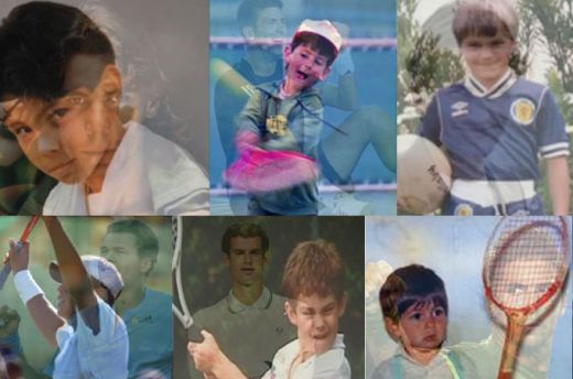FOTO de COLECTIE: Cum aratau cei mai mari jucatori de tenis ai lumii in copilarie:_1