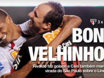 
	VIDEO SENZATIE! Rivaldo a marcat la debutul la Sao Paulo dupa ce si-a umilit un adversar! Ce gol a dat si portarul Ceni!!
