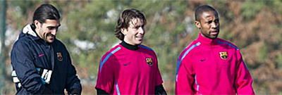 Barcelona Carles Puyol Maxwell Pep Guardiola Seydou Keita