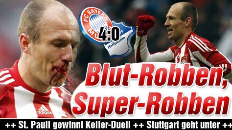 Arjen Robben Bayern Munchen Hoffenheim