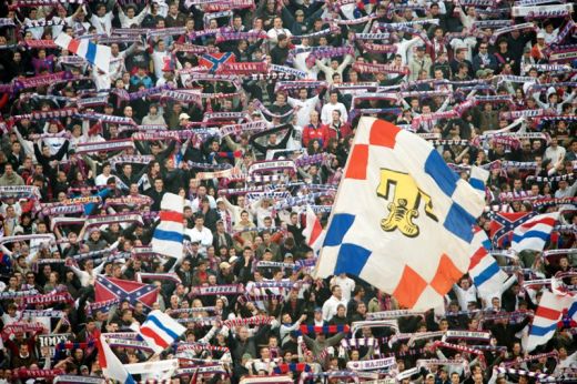 VIDEO Asa ceva n-ai mai vazut NICIODATA! Vezi cum au sarbatorit fanii lui Hajduk 100 de ani de la infiintarea clubului!_29
