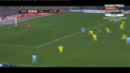 
	VIDEO / Napoli 0-0 Villarreal! Gol anulat Cavani si ratare uriasa Lavezzi! Vezi rezumat
