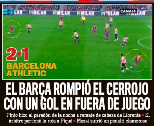 SCANDAL in Spania: Barcelona a invins-o pe Bilbao cu un gol din OFFSIDE! Vezi aici!_2