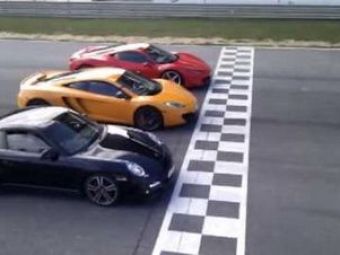 
	VIDEO: McLaren&nbsp;distruge&nbsp;Ferrari si Porsche la liniuta! 458 Italia si 911 Turbo nu inteleg nimic!
