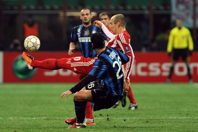 Inter Milano Arjen Robben Bayern Munchen Cristian Chivu