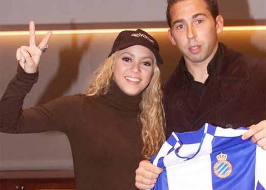 FOTO / Shakira l-a dezamagit pe Pique! Este socio si mare fan Espanyol:_2