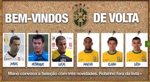 Ronaldinho Brazilia Kaka Robinho