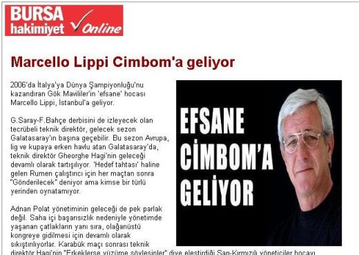 Gica Hagi Galatasaray Marcello Lippi
