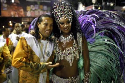 Cris Vianna Carnavalul de la Rio Ronaldinho