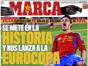 
	Villa MaraVilla! David Villa l-a DEPASIT pe Raul: a devenit cel mai bun marcator din istoria Spaniei:
