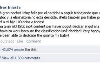 
	Iniesta il incurajeaza pe Rat pe Facebook! I-a scris in spaniola, franceza si engleza, sa fie sigur ca intelege!
