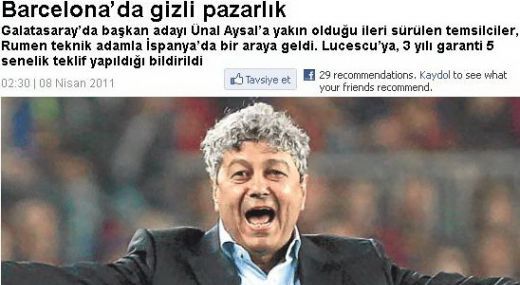 Mircea Lucescu Galatasaray