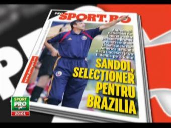 Sambata in ProSport: Sandoi in locul lui Razvan la nationala!