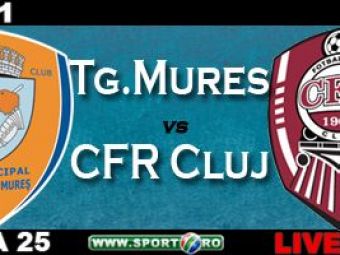 
	Campioana se CHINUIE Tg. Mures 0 - 0 CFR Cluj Didy a ratat INCREDIBIL victoria pentru FCM!
