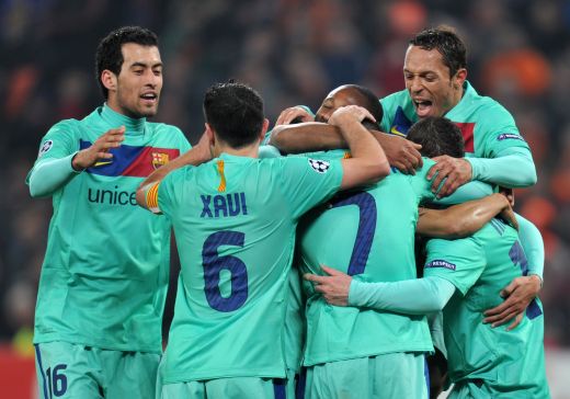 Messi il INGROAPA pe Lucescu, Barca o asteapta pe Real in semifinale: Sahtior 0-1 Barcelona!_2